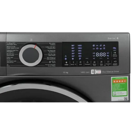 Máy giặt Bosch 10kg WGG254A0VN cửa trước 9 Bảng điều khiển máy giặt Bosch 10kg WGG254A0VN cửa trước