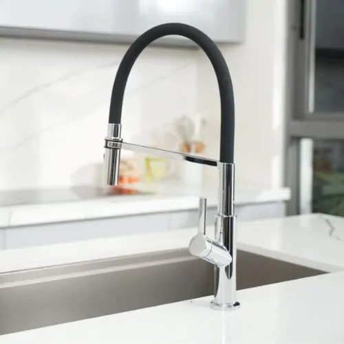 Vòi rửa bát nóng lạnh Konox Tema Chrome 7 Hình ảnh thực tế vòi rửa bát nóng lạnh Konox Tema Chrome