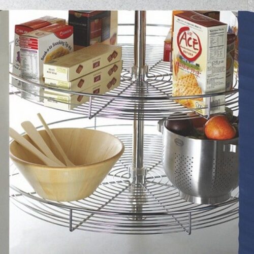 Mâm xoay góc tủ bếp Eurogold TR360F 5 Hình ảnh mâm xoay góc tủ bếp Eurogold TR360F