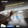 Hút mùi Köcher TURBO SERIES X - Máy hút mùi công suất lớn 1 Hút mùi Köcher TURBO SERIES X - Máy hút mùi công suất lớn