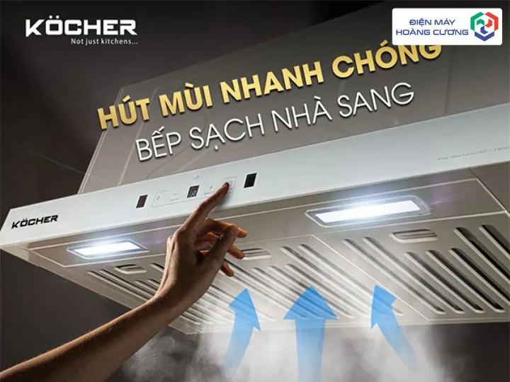 Máy hút mùi âm tủ Kocher Turbo X-350T 10 Sử dụng máy hút mùi X-350T