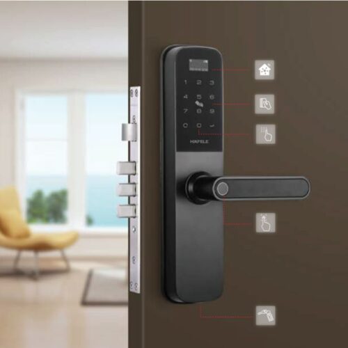 Khóa vân tay Hafele DL6100 912.20.582 7 Ảnh thực tế khóa vân tay Hafele DL6100 912.20.582