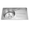 Chậu rửa bát inox 1 hố Gorlde GD-0290 2 Chậu rửa bát inox 1 hố Gorlde GD-0290