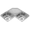 Chậu rửa bát inox 2 hố Gorlde GD-5408 2 Chậu rửa bát inox 2 hố Gorlde GD-5408