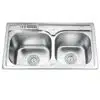 Chậu rửa bát inox 2 hố Gorlde GD-5712 1 Chậu rửa bát inox 2 hố Gorlde GD-5712