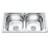 Chậu rửa bát inox 2 hố Gorlde B-210 1 Chậu rửa bát inox 2 hố Gorlde B-210