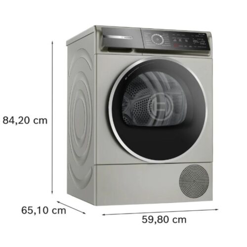 Máy sấy bơm nhiệt Bosch 9kg WQB246CX0 Serie 8 5 Kích thước máy sấy bơm nhiệt Bosch 9kg WQB246CX0 Serie 8