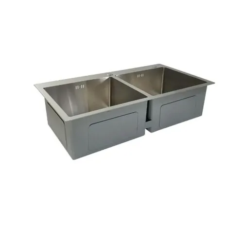 Chậu rửa bát inox 2 hố BossEU BS304.8245CS2 5 Hình ảnh chậu rửa bát inox 2 hố BossEU BS304.8245CS2