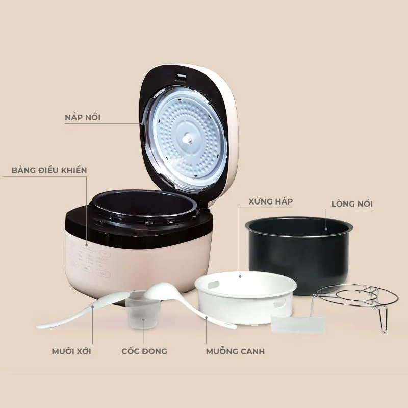 Nồi áp suất Hawonkoo PCH-500-CF 5 Thiết kế nồi áp suất Hawonkoo PCH-500-CF