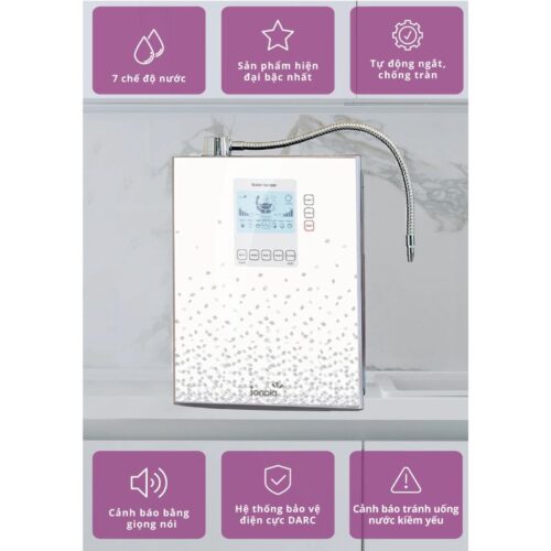 Máy lọc nước ion kiềm Ionpia ION 7300 7 Cấu tạo máy lọc nước ion kiềm Ionpia ION 7300