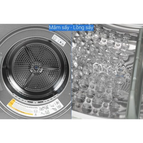 Máy sấy bơm nhiệt LG 10.5kg DVHP50P BPTPEVN 8 Lồng sấy máy sấy bơm nhiệt LG 10.5kg DVHP50P BPTPEVN