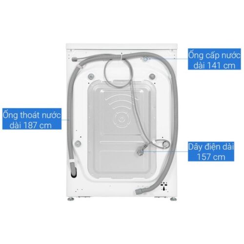 Máy giặt LG 10kg FV1410S4W1 ABWPEVN cửa trước 7 Mặt sau máy giặt LG 10kg FV1410S4W1 ABWPEVN cửa trước