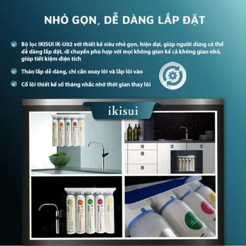 Bộ lọc nước Nano 5 cấp Trim Ion IKISUI IK-02 6 Ảnh bộ lọc nước Nano 5 cấp Trim Ion IKISUI IK-02