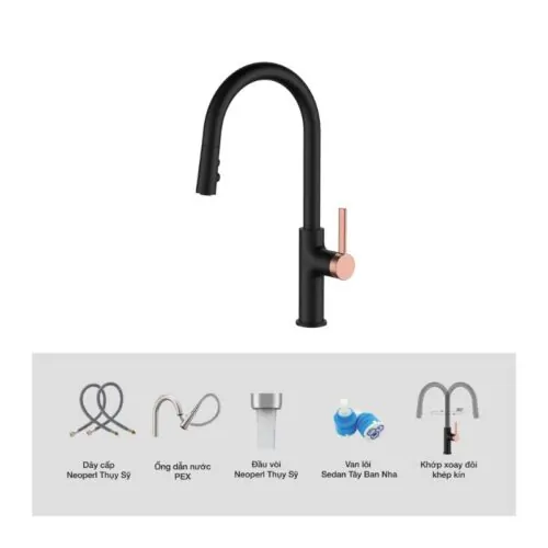 Ảnh cấu tạo Kluger KLF0005B có dây rút