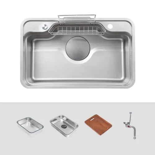 Chậu rửa bát 1 hố Kluger KF7848FS-S78 Plus 10 Ảnh chậu rửa bát 1 hố Kluger KF7848FS-S78 Plus
