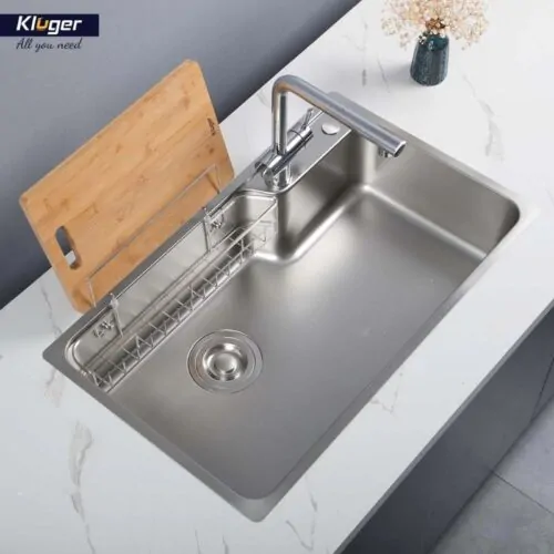 Chậu rửa bát 1 hố Kluger KF8171FS-S80 11 Ảnh chậu rửa bát 1 hố Kluger KF8171FS-S80