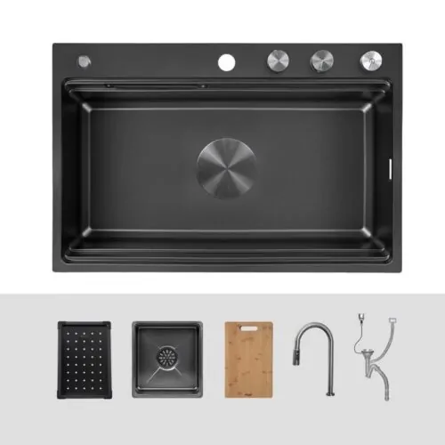 Chậu rửa bát 1 hố Kluger KWF8161FB-S76W Plus 10 Ảnh chậu rửa bát 1 hố Kluger KWF8161FB-S76W Plus