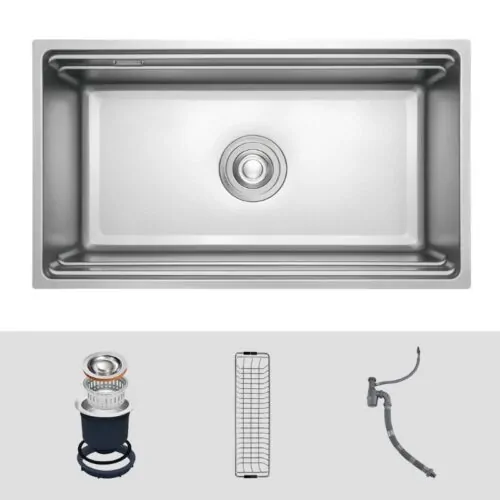 Chậu rửa bát 1 hố Kluger KWU8161FS-S76 9 Ảnh chậu rửa bát 1 hố Kluger KWU8161FS-S76