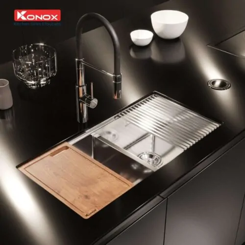 Chậu rửa bát Konox Workstation Sink – Undermount Sink KN8745DUB 7 Ảnh chậu rửa bát Konox Workstation Sink – Undermount Sink KN8745DUB