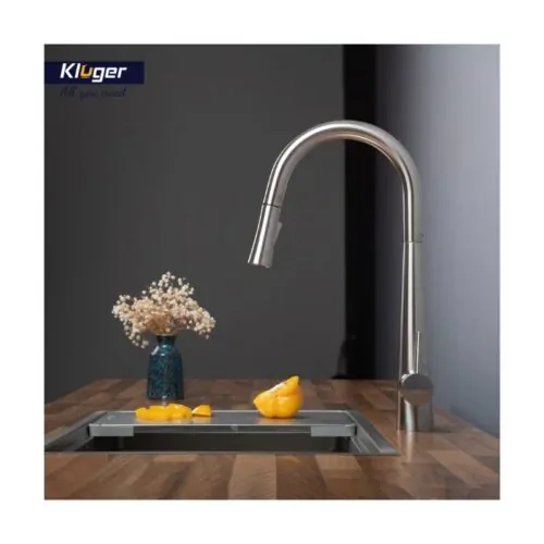 Vòi rửa bát nóng lạnh Kluger KLF0009S có dây rút 13 Ảnh Kluger KLF0009S có dây rút