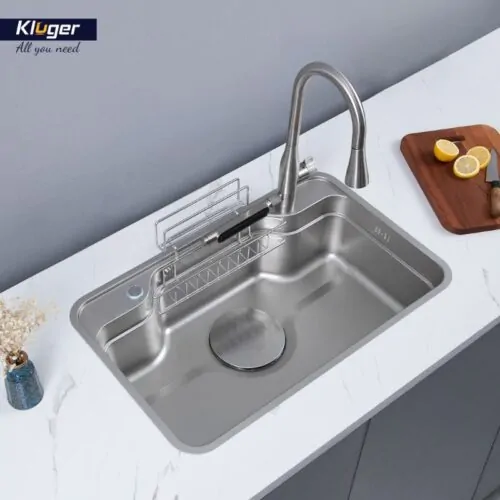 Chậu rửa bát 1 hố Kluger KF7848FS-S78 12 Ảnh thực tế chậu rửa bát 1 hố Kluger KF7848FS-S78
