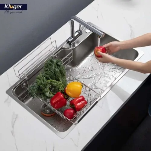 Chậu rửa bát 1 hố Kluger KF8171FS-S80 12 Ảnh thực tế chậu rửa bát 1 hố Kluger KF8171FS-S80