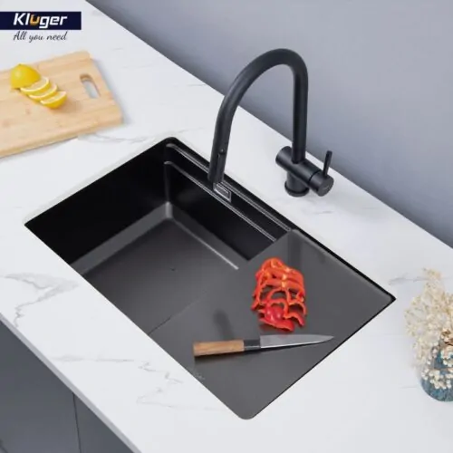 Chậu rửa bát 1 hố Kluger KWU8161FB-S70 14 Ảnh thực tế chậu rửa bát 1 hố Kluger KWU8161FB-S70