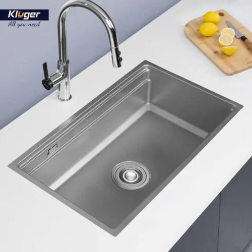 Chậu rửa bát 1 hố Kluger KWU8161FS-S76 12 Ảnh thực tế chậu rửa bát 1 hố Kluger KWU8161FS-S76