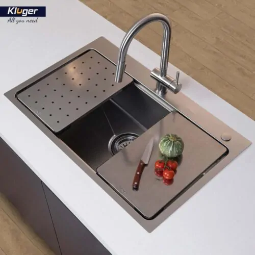 Thớt inox Kluger KCB-122FS 11 Ảnh thực tế thớt inox Kluger KCB-122FS