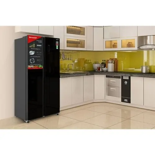 Tủ lạnh 2 cánh side by side 442 lít Sharp SJ-SBX440VG-BK 6 Ảnh tủ lạnh 2 cánh side by side 442 lít Sharp SJ-SBX440VG-BK