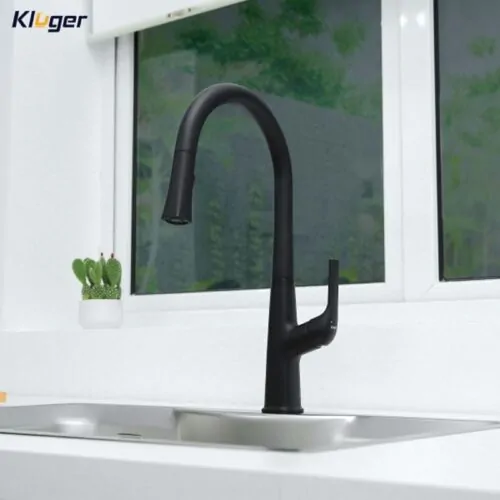 Vòi rửa bát nóng lạnh Kluger KLF0002B có dây rút 10 Ảnh vòi rửa bát nóng lạnh Kluger KLF0002B có dây rút