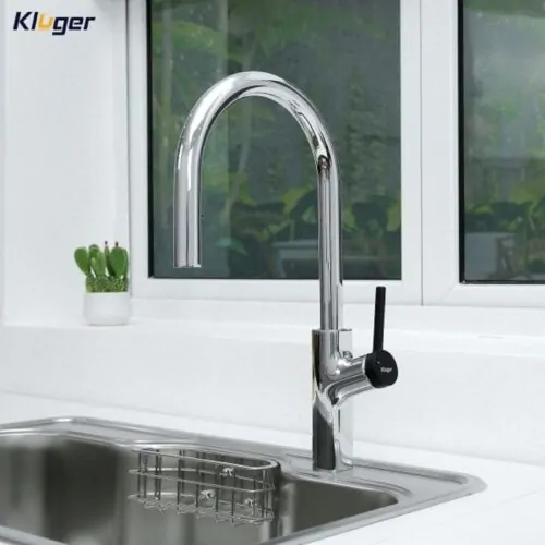 Vòi rửa bát nóng lạnh Kluger KLF0006C có dây rút 10 Ảnh vòi rửa bát nóng lạnh Kluger KLF0006C có dây rút