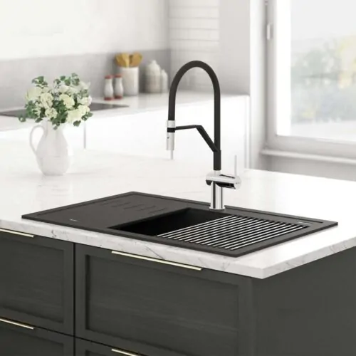 Vòi rửa bát nóng lạnh Konox Rosso 6 Ảnh vòi rửa bát nóng lạnh Konox Rosso