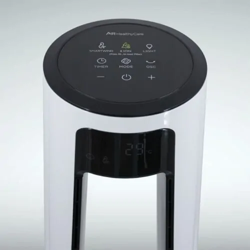 Quạt tháp không cánh và lọc không khí Tiross TS9176 8 Bảng điều khiển quạt tháp không cánh và lọc không khí Tiross TS9176