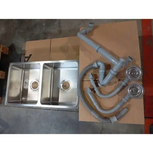 Chậu rửa bát inox 2 hố Hafele 567.24.140 7 Bộ phụ kiện chậu rửa bát inox 2 hố Hafele 567.24.140