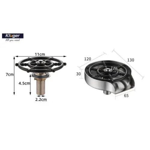 Dụng cụ rửa cốc Kluger X-3 12 Cấu tạo Kluger X-3