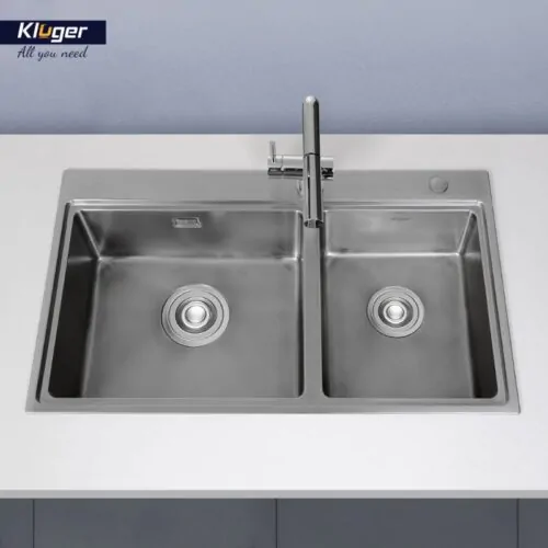 Chậu rửa bát 2 hố Kluger KW8211S-S84 12 Chậu rửa bát 2 hố Kluger KW8211S-S84