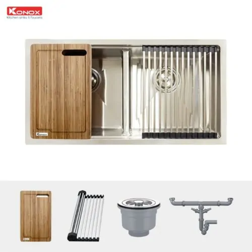Chậu rửa bát Konox Workstation Sink – Undermount Sink KN8745DUB 8 Chi tiết chậu rửa bát Konox Workstation Sink – Undermount Sink KN8745DUB