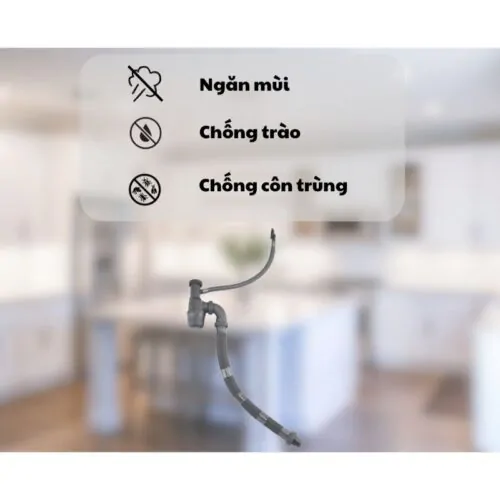 Siphon chậu rửa bát 1 hố Kluger KSP-301 10 Công dụng Siphon chậu rửa bát 1 hố Kluger KSP-301