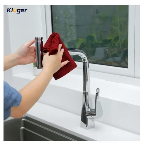 Vòi rửa bát nóng lạnh Kluger KLF0016C có dây rút 9 Hình ảnh Kluger KLF0016C có dây rút