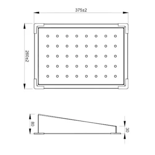 Chậu rửa phụ inox Kluger KC-701B 9 Kích thước chậu rửa phụ inox Kluger KC-701B