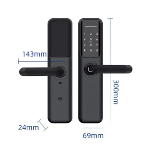 Khóa cửa vân tay Avolock AV-63-B 7 Kích thước khóa cửa vân tay Avolock AV-63-B