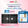Chậu rửa bát Konox Granite Sink Phoenix Smart 860 Grey 1 Khuyến mãi chậu rửa bát Konox Granite Sink Phoenix Smart 860 - Grey