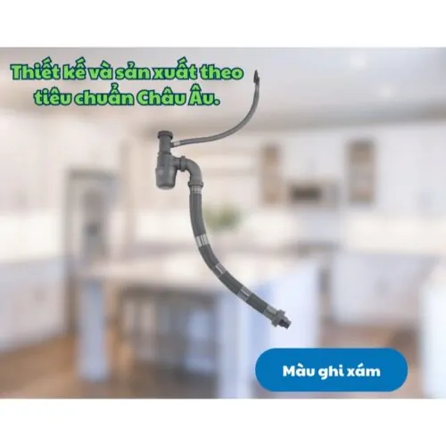 Siphon chậu rửa bát 1 hố Kluger KSP-301 8 Thiết kế Siphon chậu rửa bát 1 hố Kluger KSP-301