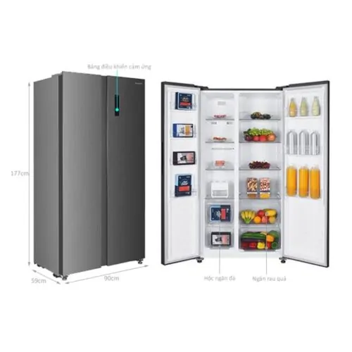 Tủ lạnh 2 cánh side by side 442 lít Sharp SJ-SBX440V-SL 7 Thông số tủ lạnh 2 cánh side by side 442 lít Sharp SJ-SBX440V-SL