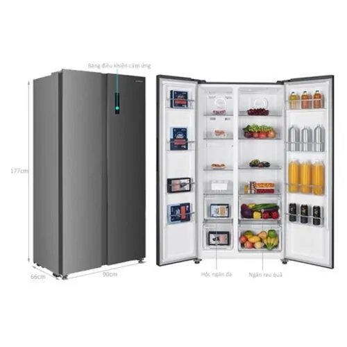 Tủ lạnh 2 cánh side by side 532 lít Sharp SJ-SBX530V-SL 7 Thông số tủ lạnh 2 cánh side by side 532 lít Sharp SJ-SBX530V-SL
