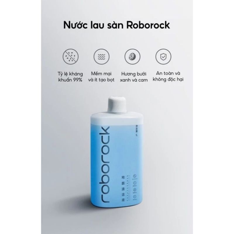 Nước lau sàn chuyên dụng Roborock 1L 4 Ảnh nước lau sàn chuyên dụng Roborock 1L
