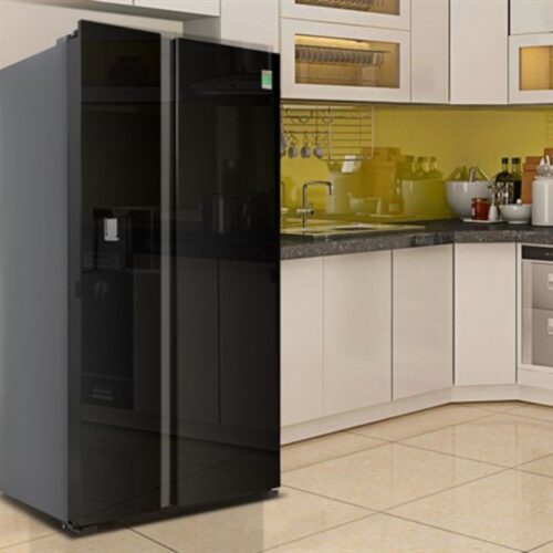 Tủ lạnh 2 cánh side by side 573 lít Hitachi SX800GPGV0 GBK 8 Ảnh thực tế tủ lạnh 2 cánh side by side 573 lít Hitachi SX800GPGV0 GBK