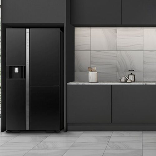 Tủ lạnh 3 cánh side by side 569 lít Hitachi MX800GVGV0 GBK 7 Ảnh thực tế tủ lạnh 3 cánh side by side 569 lít Hitachi MX800GVGV0 GBK