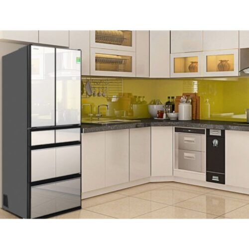 Tủ lạnh 6 cánh 540 lít Hitachi HW540RV X 8 Ảnh thực tế tủ lạnh 6 cánh 540 lít Hitachi HW540RV X